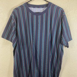 Original Use Multi-Color Striped T-Shirt Large
